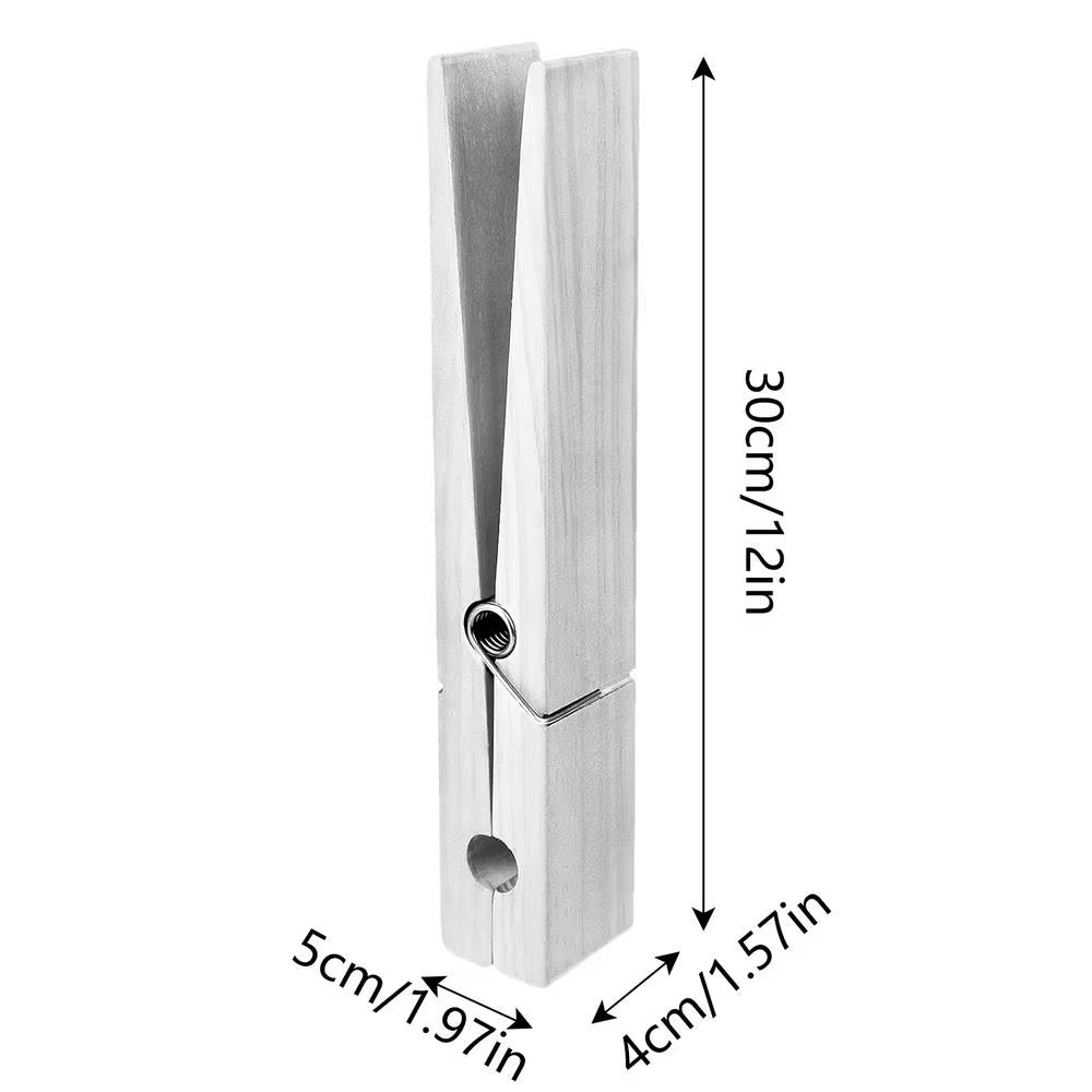 Wooden Giant Towel Clip Funy Bathroom Hook Bathroom Accessories Free Punching Towel Rack Large Clothespin Giant Clothespin