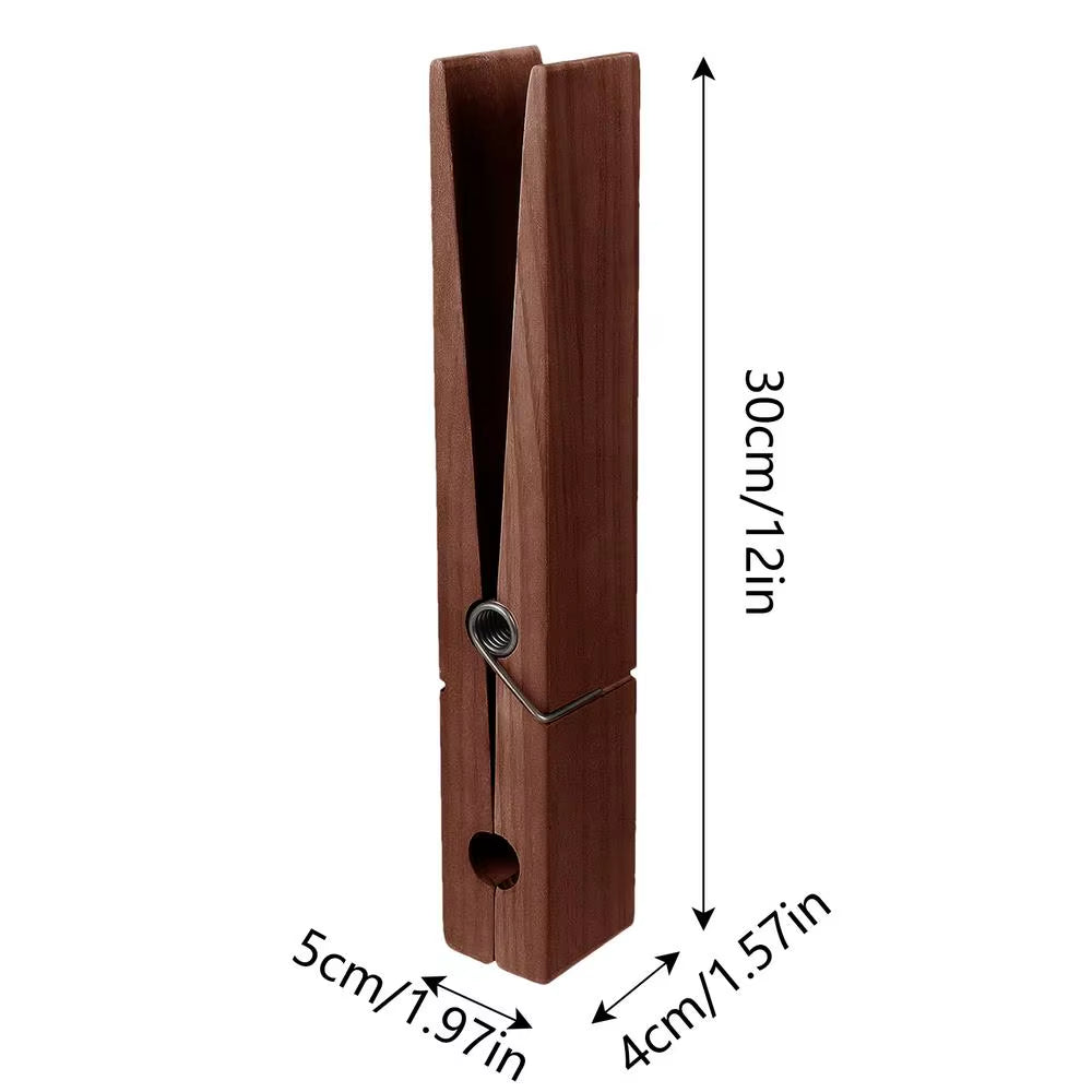 Wooden Giant Towel Clip Funy Bathroom Hook Bathroom Accessories Free Punching Towel Rack Large Clothespin Giant Clothespin
