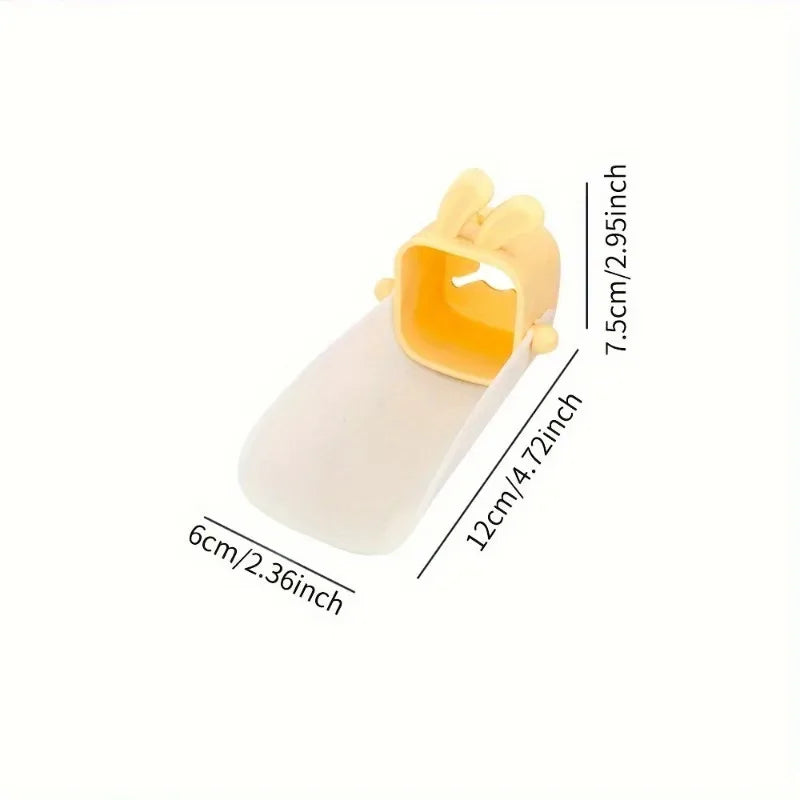 Bathroom & Kitchen Faucet Extender: Cartoon Rabbit Style, Splash-Proof and Durable for Children