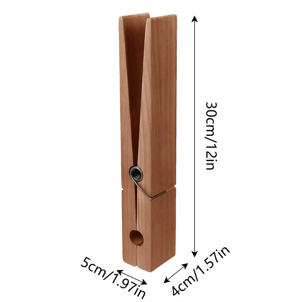 Wooden Giant Towel Clip Funy Bathroom Hook Bathroom Accessories Free Punching Towel Rack Large Clothespin Giant Clothespin