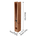 Wooden Giant Towel Clip Funy Bathroom Hook Bathroom Accessories Free Punching Towel Rack Large Clothespin Giant Clothespin