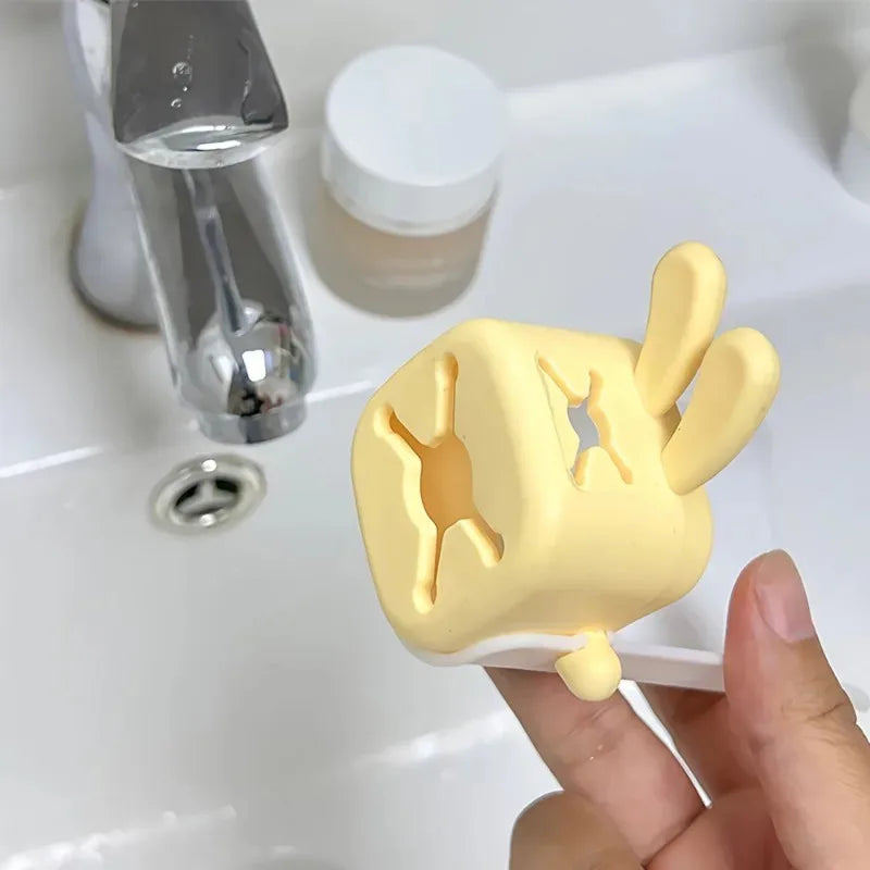 Bathroom & Kitchen Faucet Extender: Cartoon Rabbit Style, Splash-Proof and Durable for Children