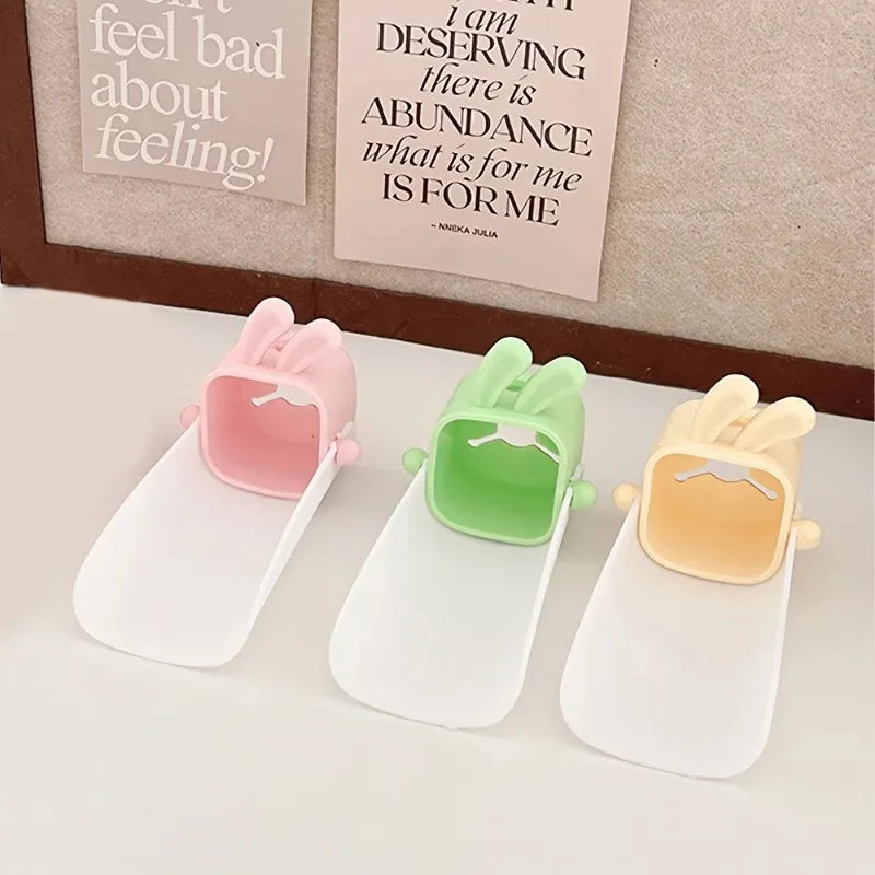 Bathroom & Kitchen Faucet Extender: Cartoon Rabbit Style, Splash-Proof and Durable for Children